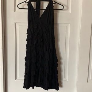 Express Black Halter Dress